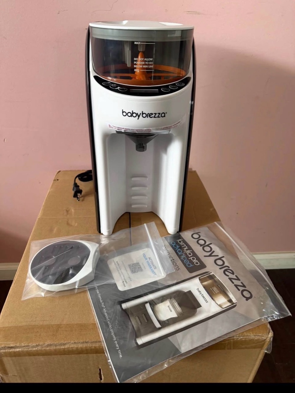 Baby Brezza Formula Pro Advanced White NEW No Box Tested with Manual